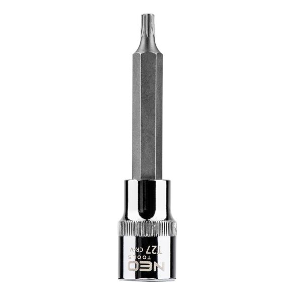 NEO TOOLS Torxdugókulcs 1/2'' T27, 100mm 25 év garanciával 08-762