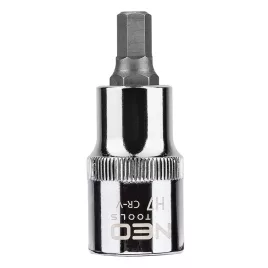   NEO TOOLS Imbusz dugókulcs 1/2'' H7, 55mm 25 év garanciával 08-772