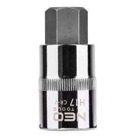   NEO TOOLS Imbusz dugókulcs 1/2'' H17, 55mm 25 év garanciával 08-777