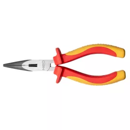   NEO TOOLS Hosszúcsőrű fogó 160MM 1000V, szigetelt 25 év garanciával 01-242