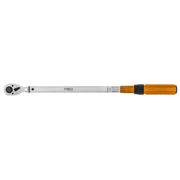 NEO TOOLS Nyomatékkulcs "double - click", 1/2", 60-330Nm 25 év garanciával 08-837