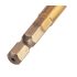 NEO TOOLS Gépi menetfúró, 2az1ben előfúró éllel, HSS-Titán, M3X0,5mm, hatszög szárral 08-949
