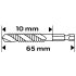 NEO TOOLS Gépi menetfúró, 2az1ben előfúró éllel, HSS-Titán, M4X0,7mm, hatszög szárral 08-951