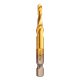 NEO TOOLS Gépi menetfúró, 2az1ben előfúró éllel, HSS-Titán, M5X0,8mm, hatszög szárral 08-952