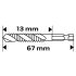 NEO TOOLS Gépi menetfúró, 2az1ben előfúró éllel, HSS-Titán, M5X0,8mm, hatszög szárral 08-952