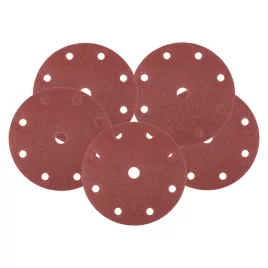   NEO TOOLS Csiszolókorong tépőzáras 150mm, P80, 9 lyukkal, 5db, 04-721-hez 08-992