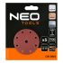 NEO TOOLS Csiszolókorong tépőzáras 150mm, P100, 9 lyukkal, 5db, 04-721-hez 08-993