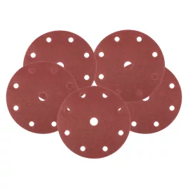   NEO TOOLS Csiszolókorong tépőzáras 150mm, P120, 9 lyukkal, 5db, 04-721-hez 08-994