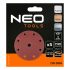 NEO TOOLS Csiszolókorong tépőzáras 150mm, P120, 9 lyukkal, 5db, 04-721-hez 08-994