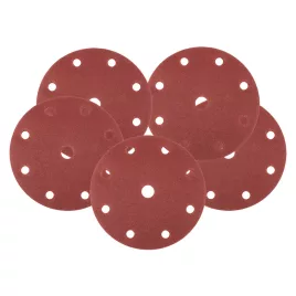   NEO TOOLS Csiszolókorong tépőzáras 150mm, P180, 9 lyukkal, 5db, 04-721-hez 08-995