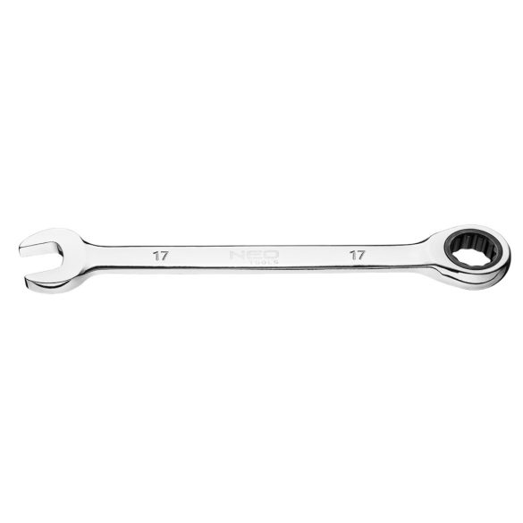 NEO TOOLS Racsnis csillag-villáskulcs 17mm 25 év garanciával 09-067