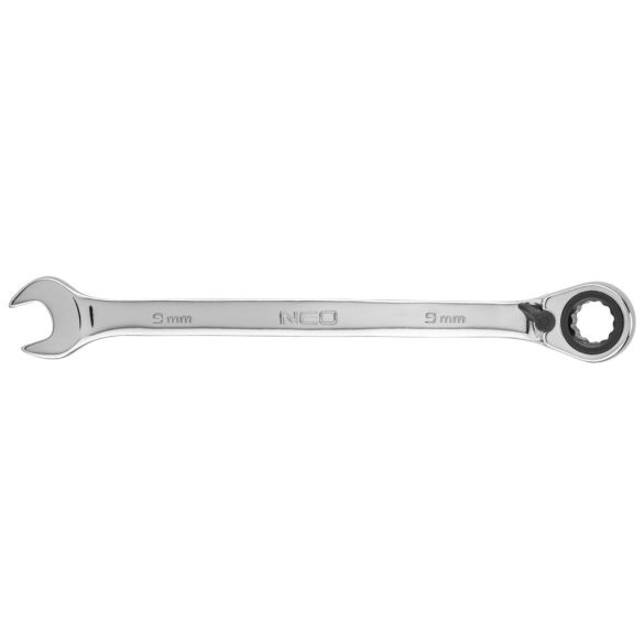NEO TOOLS Racsnis csillag-villáskulcs 9mm 25 év garanciával 09-321