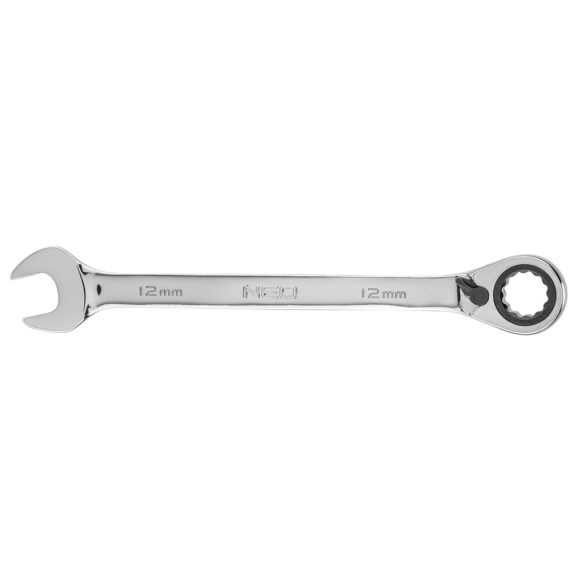NEO TOOLS Racsnis csillag-villáskulcs 12mm 25 év garanciával 09-324