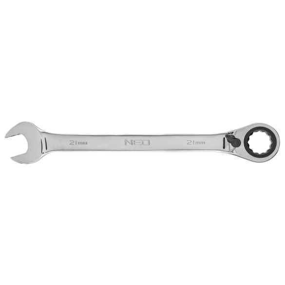 NEO TOOLS Racsnis csillag-villáskulcs 21mm 25 év garanciával 09-333