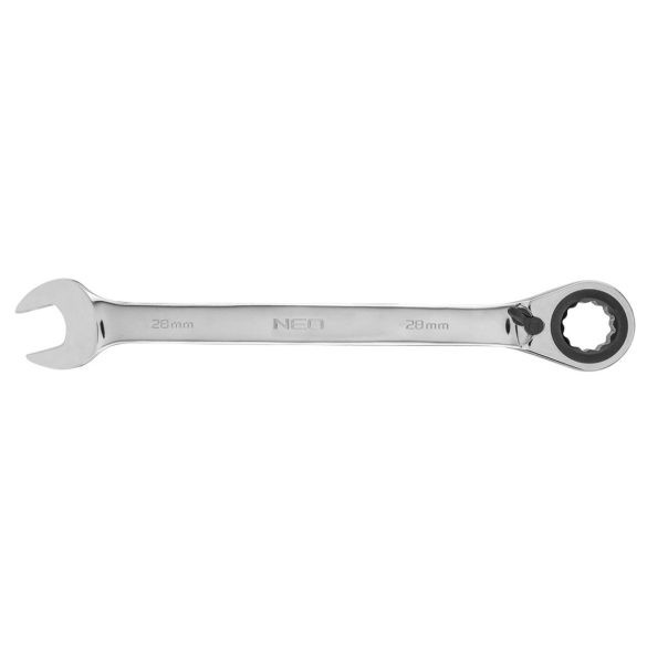 NEO TOOLS Racsnis csillag-villáskulcs 28mm 25 év garanciával 09-340