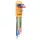 NEO TOOLS Imbuszkulcs készlet 9db hosszú 1.5-10mm, színes 25 év garanciával 09-512