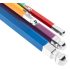 NEO TOOLS Imbuszkulcs készlet 9db hosszú 1.5-10mm, színes 25 év garanciával 09-512