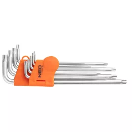   NEO TOOLS Torxkulcs készlet T10-T50 9db 25 év garanciával 09-526