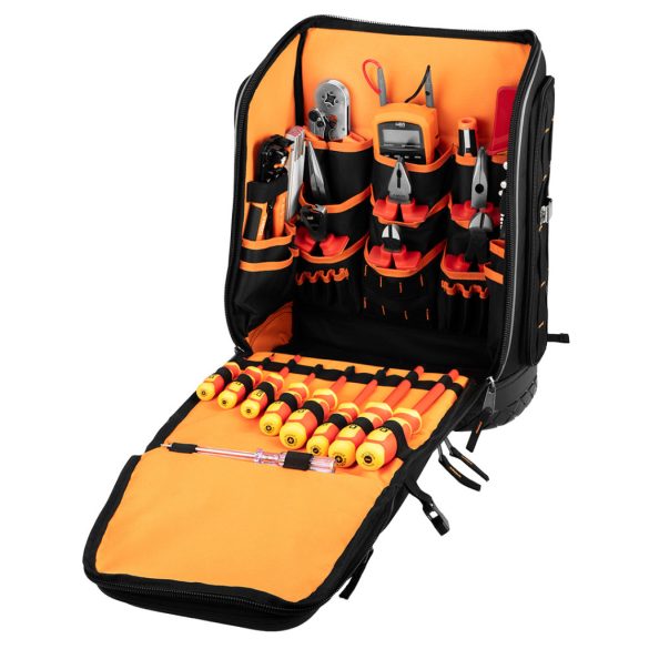 NEO TOOLS Szerszámkészlet villanyszerelőknek,31 részes, hátizsákkal 01-313
