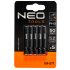NEO TOOLS Torziós ütvecsavarozó bitek S2, 50mm, PH3, 5db 09-577