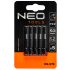 NEO TOOLS Torziós ütvecsavarozó bitek S2, 50mm, PZ2, 5db 09-579
