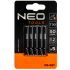 NEO TOOLS Torziós ütvecsavarozó bitek S2, 50mm, T30, 5db 09-587