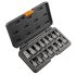 NEO TOOLS Törtcsavar-kihajtó készlet, 1/2", 15db, 3-14mm (M6-M24) 25 év garanciával 09-607