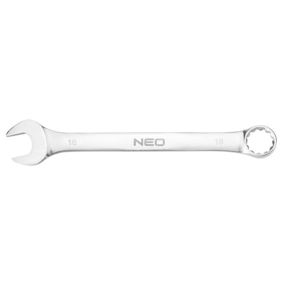 NEO TOOLS Csillag-villáskulcs 18 x 220mm, CrV, DIN3113 25 év garanciával 09-662