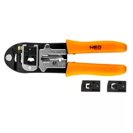   NEO TOOLS Krimpelő-, kábelsarufogó 4P 6P 8P 25 év garanciával 01-501