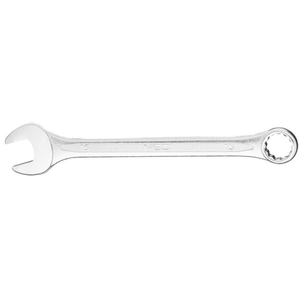 NEO TOOLS Csillag-villáskulcs 15x190mm, CrV, DIN3113 25 év garanciával 09-715