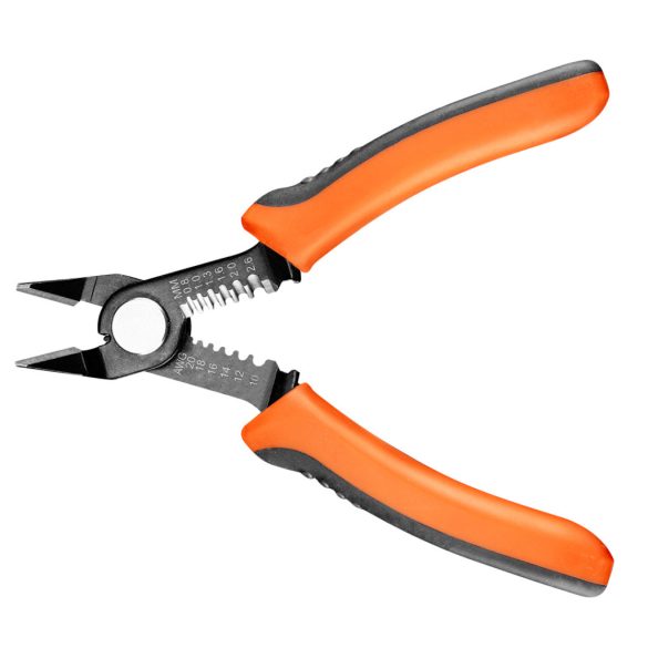 NEO TOOLS Precíziós oldalcsípő és kábelcsupaszító fogó 140mm 25 év garanciával 01-509