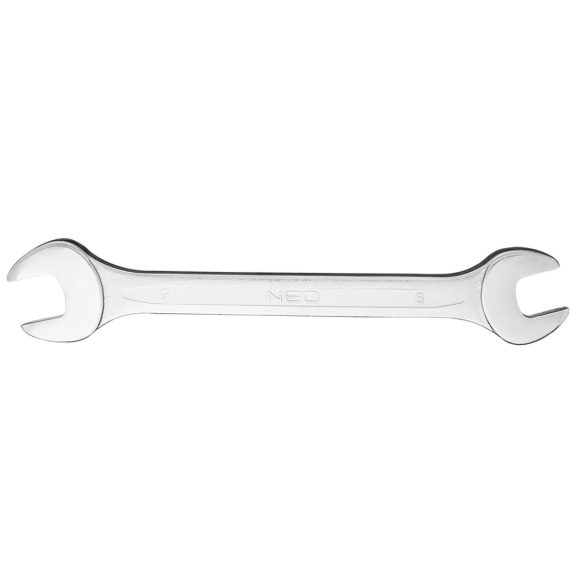 NEO TOOLS Villáskulcs 8x9mm, CrV, DIN3110 25 év garanciával 09-808