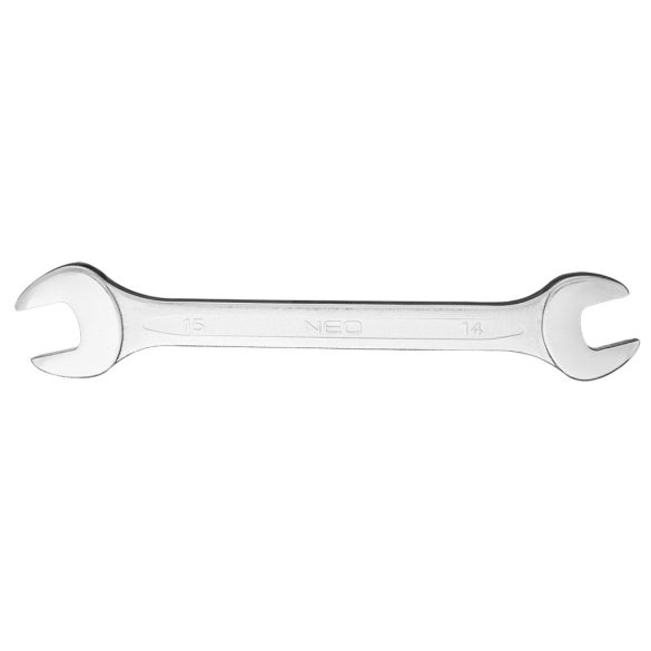NEO TOOLS Villáskulcs 14x15mm, CrV, DIN3110 25 év garanciával 09-814