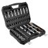 NEO TOOLS Dugókulcskészlet + bitkészlet 1/2", 58db 25 év garanciával 10-042