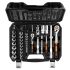 NEO TOOLS Dugókulcskészlet + bitkészlet 1/2", 1/4", 73db 25 év garanciával 10-054