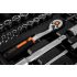 NEO TOOLS Dugókulcskészlet + bitkészlet 1/2", 1/4", 73db 25 év garanciával 10-054