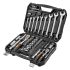 NEO TOOLS Dugókulcskészlet + szerszámkészlet 1/2", 1/4", 82db 25 év garanciával 10-059