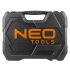 NEO TOOLS Dugókulcskészlet + szerszámkészlet 1/2", 1/4", 82db 25 év garanciával 10-059