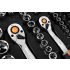 NEO TOOLS Dugókulcskészlet + szerszámkészlet 1/4", 3/8", 1/2", 219db 25 év garanciával 10-076