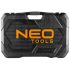 NEO TOOLS Dugókulcskészlet + szerszámkészlet 1/4", 3/8", 1/2", 233db 25 év garanciával 10-078