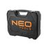NEO TOOLS Dugókulcskészlet + szerszámkészlet 1/4", 3/8", 1/2", 233db 25 év garanciával 10-078