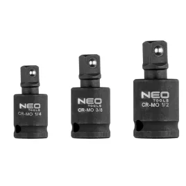   NEO TOOLS Csuklós toldó készlet ütvecsavarozókhoz 1/4", 3/8",1/2" 10-256