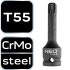 NEO TOOLS Torziós bit ütvecsavarozókhoz 1/2" T55 10-262