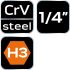 NEO TOOLS Imbusz dugókulcs 1/4" 37mm H3 10-310
