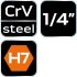 NEO TOOLS Imbusz dugókulcs 1/4" 37mm H7 10-314