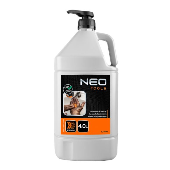 NEO TOOLS Kéztisztító paszta 4 l, ragasztó, gyanta, szilikon, lakk, festék, poliuretán hab és polimer 10-402