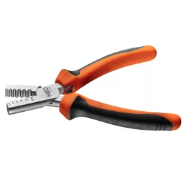   NEO TOOLS Krimpelő-, kábelsarufogó 0.25-2.5mm2, 140mm 25 év garanciával 01-532