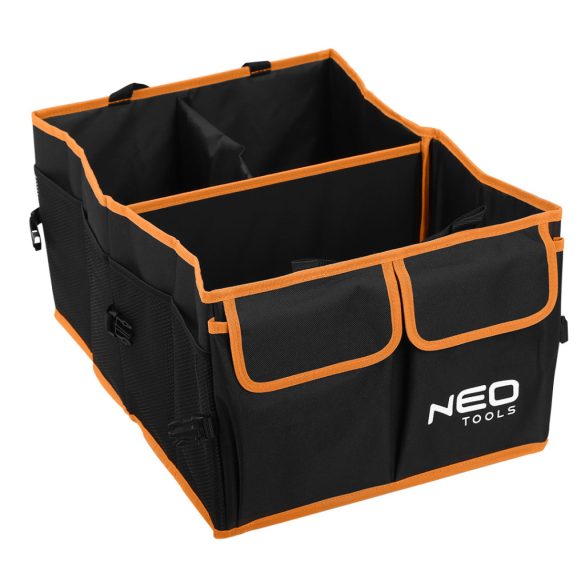 NEO TOOLS Autós rendszereződoboz, csomagtartóba, összecsukható, H25 méret 10-651