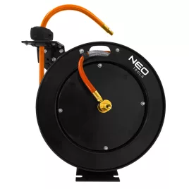   NEO TOOLS Pneumatikus tömlődob, automata, fém, nyitott, nagy igénybevételre 10-701