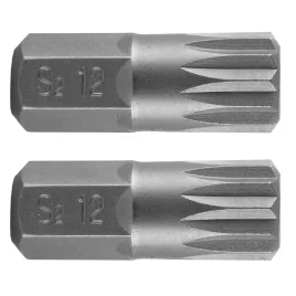 NEO TOOLS Spline bit, 3/8", M12x30mm, S2, 2db 10-904